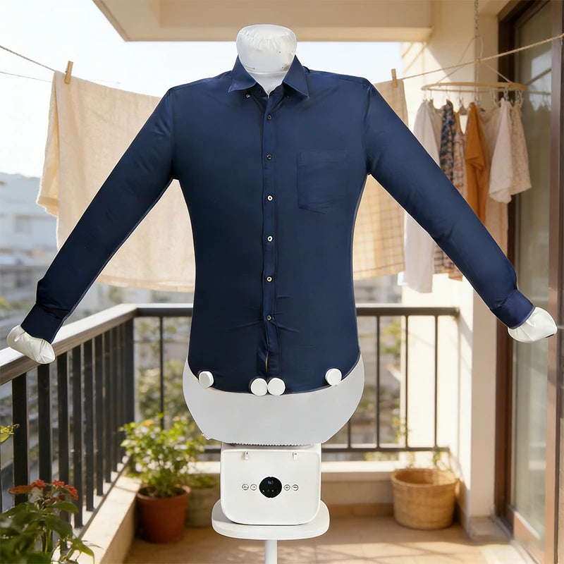 PRESSA™ Automatic Ironing Machine — Hands-Free Hot-Air Garment Dryer & Wrinkle Remover
