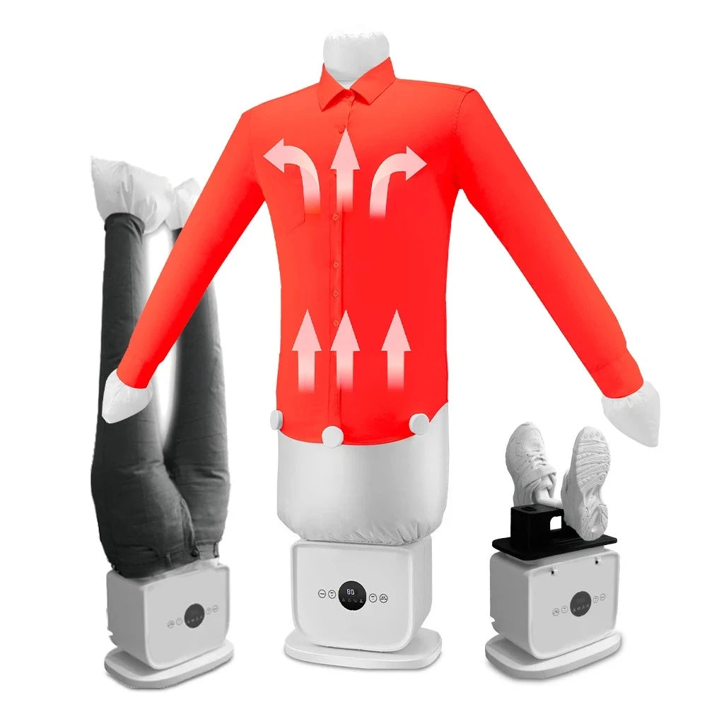 PRESSA™ Automatic Ironing Machine — Hands-Free Hot-Air Garment Dryer & Wrinkle Remover
